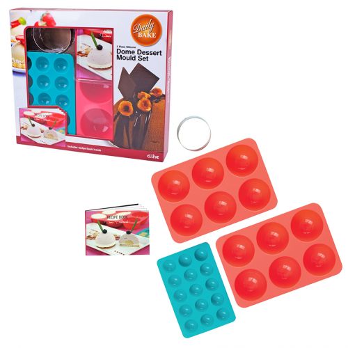 5 Pce Dome Dessert Chocolate Mould Gift Set