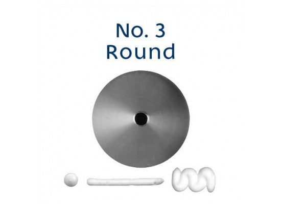 No.3 ROUND STANDARD S/S PIPING TIP