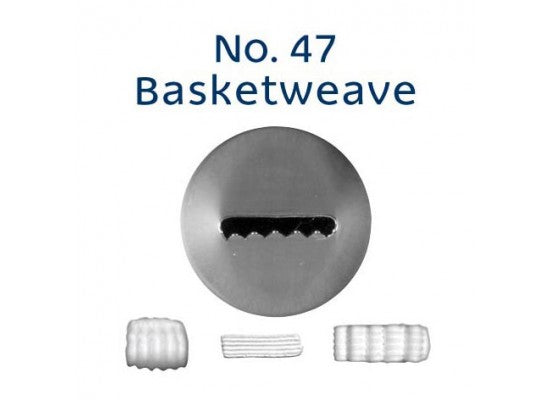 No. 47 BASKETWEAVE STANDARD S/S PIPING TIP