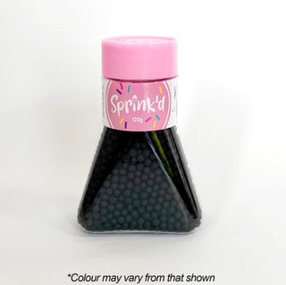 SPRINKD | SUGAR BALLS | BLACK | 4MM |  SUGAR PEARLS