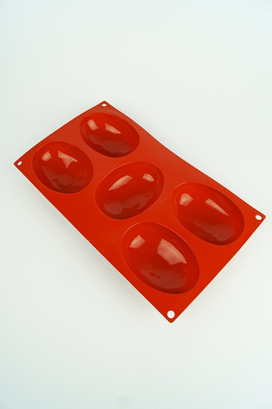 5 CAVITY - EGG SHAPED CHOCOLATE SILICONE BAKEWARE