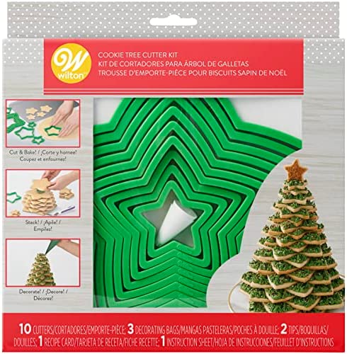 Cookie Tree Cutter Kit 15pc Christmas Cookie Cutter Set