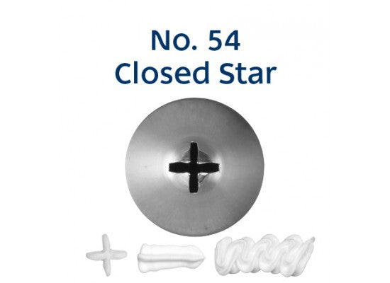 No. 54 CLOSED STAR STANDARD S/S PIPING TIP
