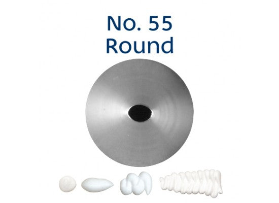 No.55 ROUND STANDARD S/S PIPING TIP