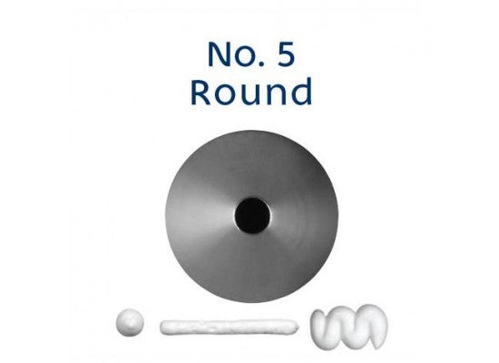 No.5 ROUND STANDARD S/S PIPING TIP