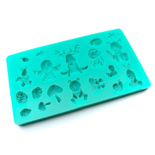 SILICONE MOULD - FOREST CREATURES
