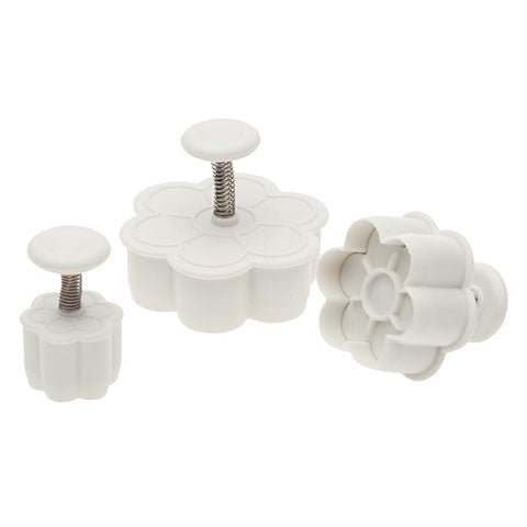 6 PETAL FLOWER SET OF 3 PLUNGER CUTTER