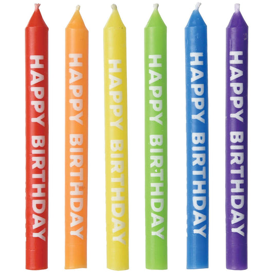 Happy Birthday Rainbow Candles Other Candles