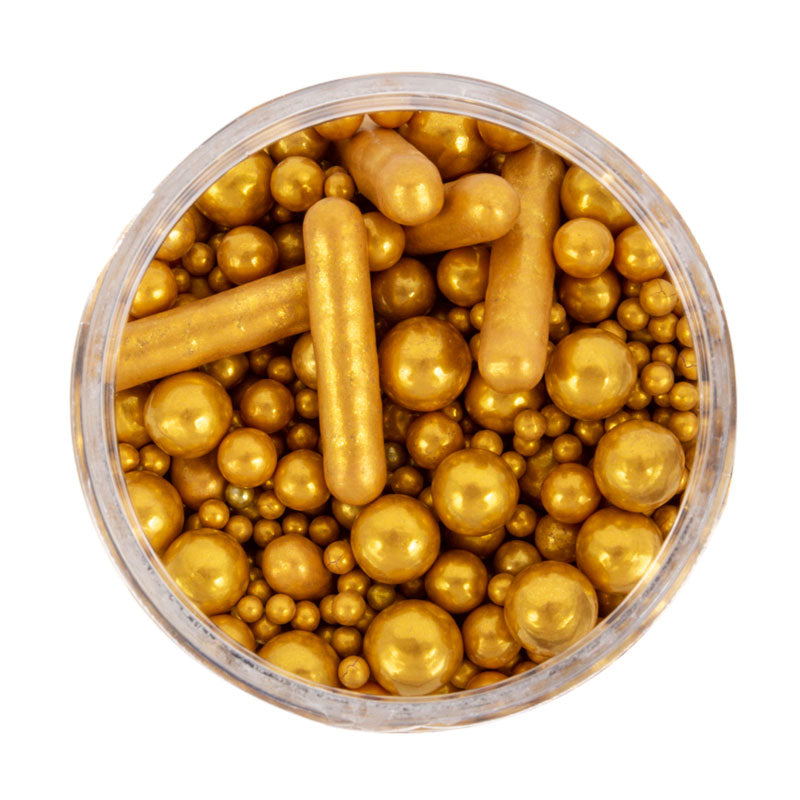 BUBBLE & BOUNCE MATTE GOLD (75G) SPRINKLES MIXES