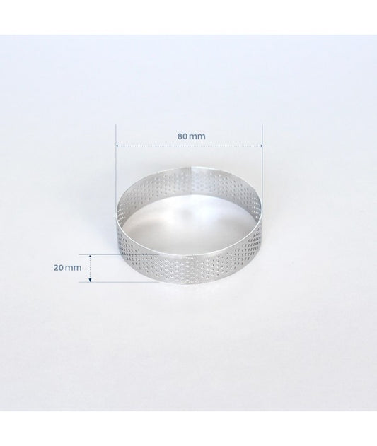 70mm PERFORATED RING S/S ROUND