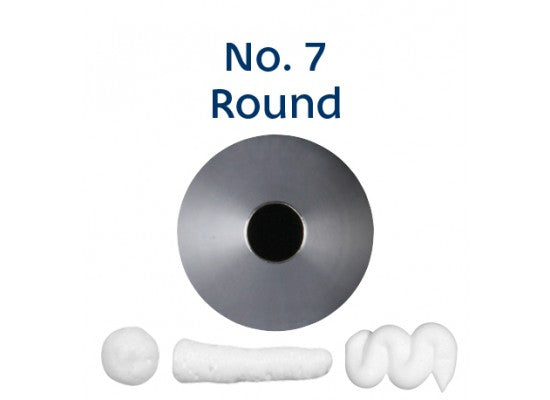 No. 7 ROUND STANDARD S/S PIPING TIP