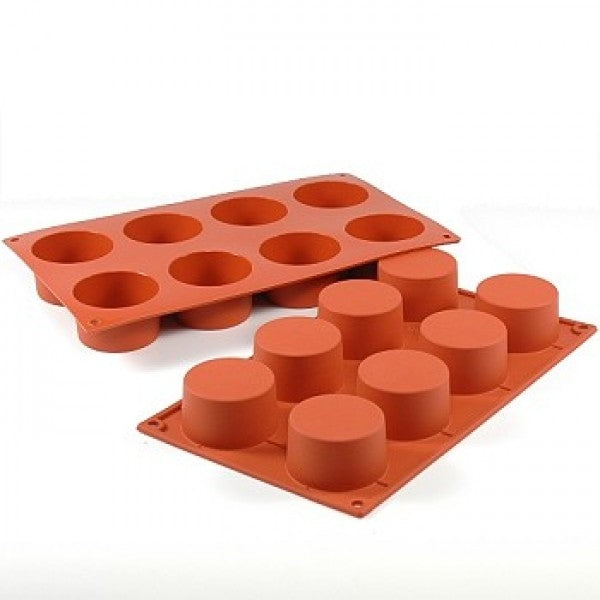 8 CAVITY - ROUND SILICONE BAKEWARE