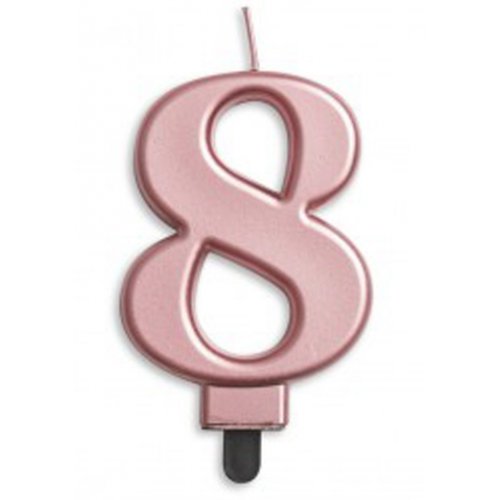 8 Rose Gold Jumbo Candle