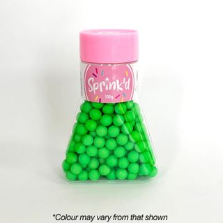 SPRINKD | SUGAR BALLS | GREEN | 8MM | SUGAR PEARLS