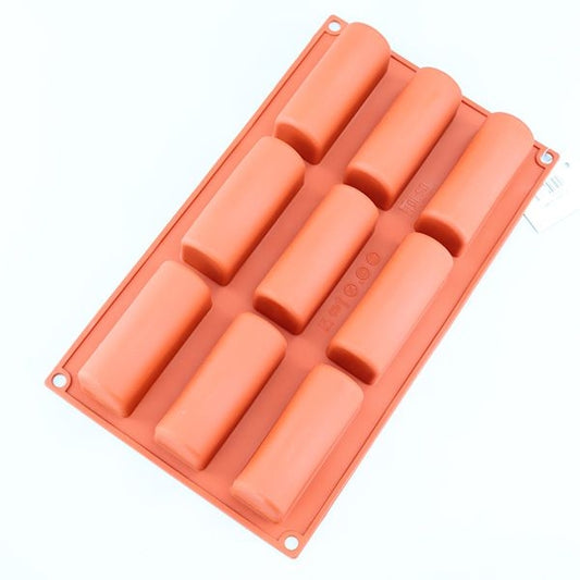 9 CAVITY - ROUNDER BAR SILICONE BAKEWARE