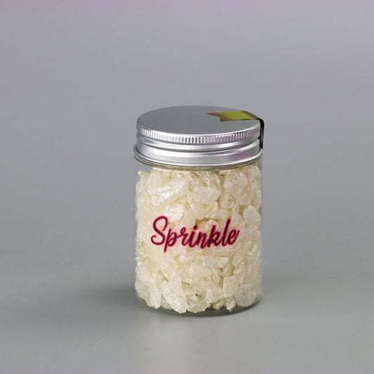 PEARL WHITE ROCK SUGAR SPRINKLE - 100G