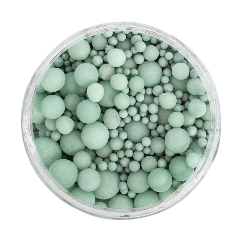 PASTEL GREEN BUBBLE BUBBLE (65G) SPRINKLE SUGAR PEARLS