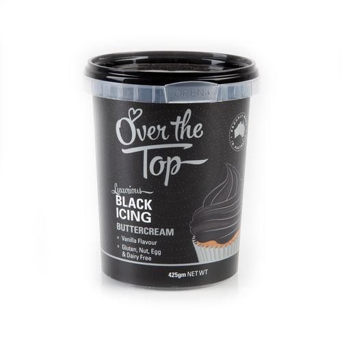 OTT BUTTERCREAM BLACK 425G BUTTERCREAM