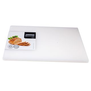 EDGE POLY CUTTING BOARD WHITE 45X60X10 KITCHEN