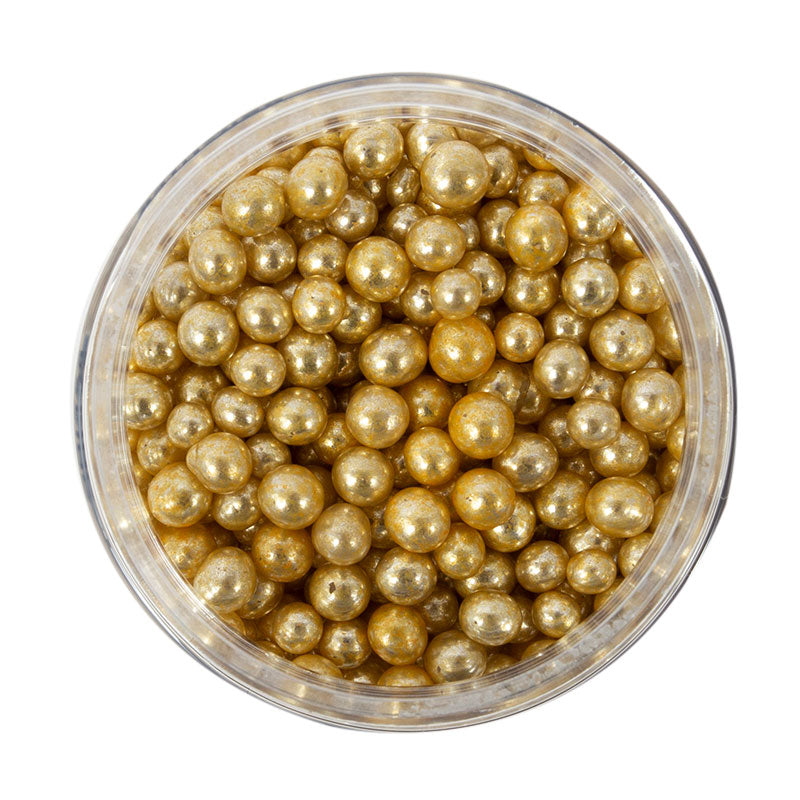 CACHOUS GOLD 4MM (85G) - BY SPRINKS SUGAR PEARLS