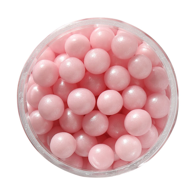 CACHOUS PEARL PINK 8MM (85G) SUGAR PEARLS