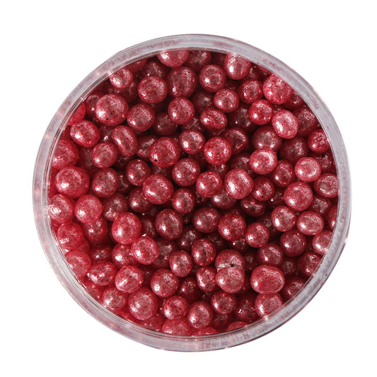 CACHOUS PINK 4MM (85G) SUGAR PEARLS