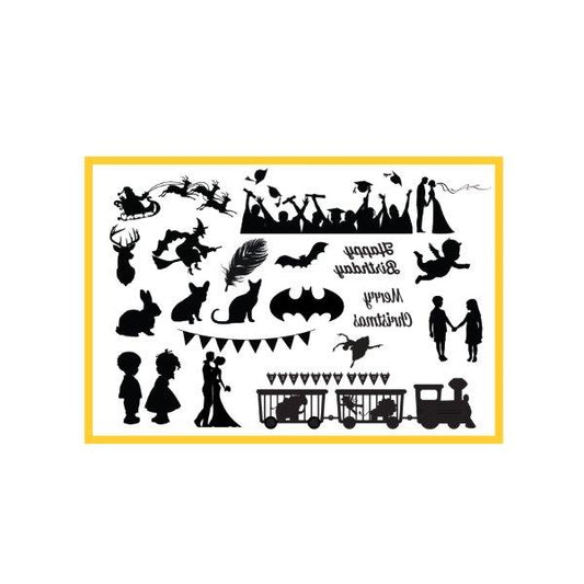 CELEBRATION & HOLIDAY SILHO MOULD LACE MAT