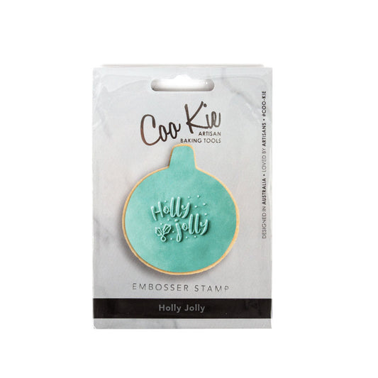 COO KIE EMBOSSER STAMP - HOLLY JOLLY - DEBOSSERS