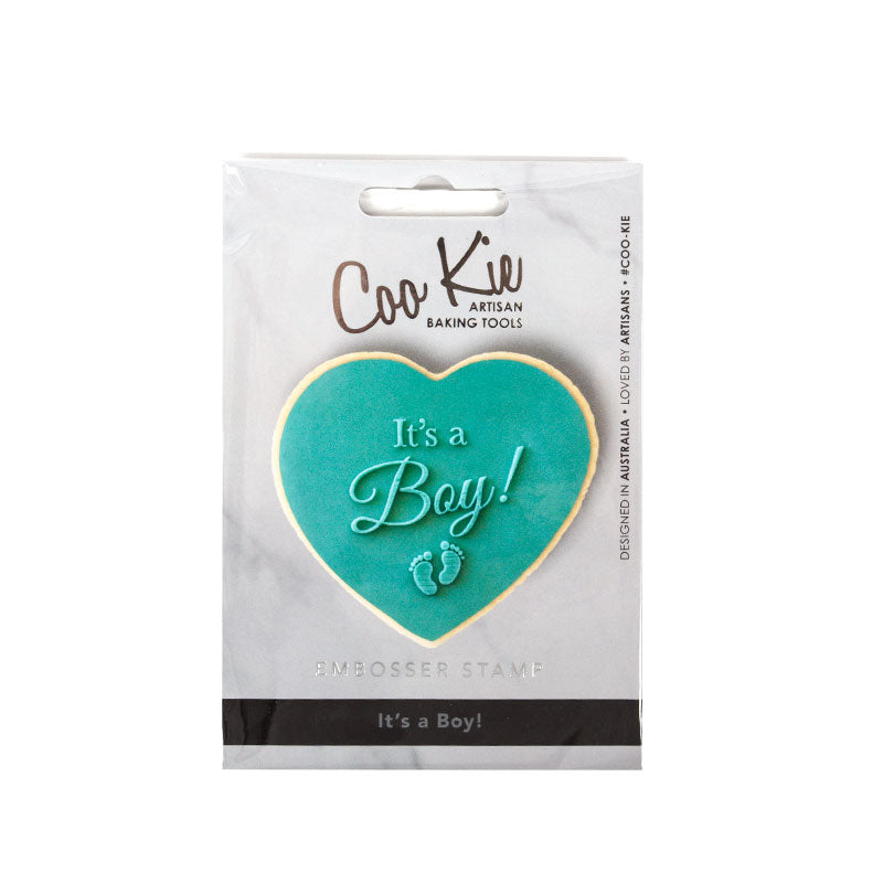 COO KIE EMBOSSER STAMP - ITS A BOY - DEBOSSERS