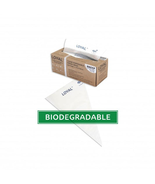 12in/30cm CLEAR BIODEGRADABLE 100pack PIPING BAG