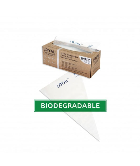 15in/38cm 100 CLEAR BIODEGRADABLE PIPING BAG