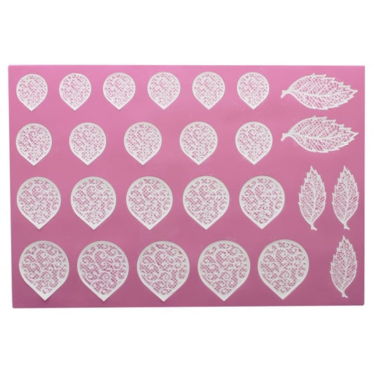 FLORENCE FLOWERS 3D CAKE LACE MAT - BY C