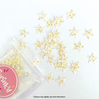 SPRINKD | GOLD STARS | WAFER SPRINKLES SHAPES