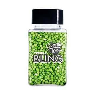 OTT BLING SPRINKLES - GREEN 60G SUGAR PEARLS
