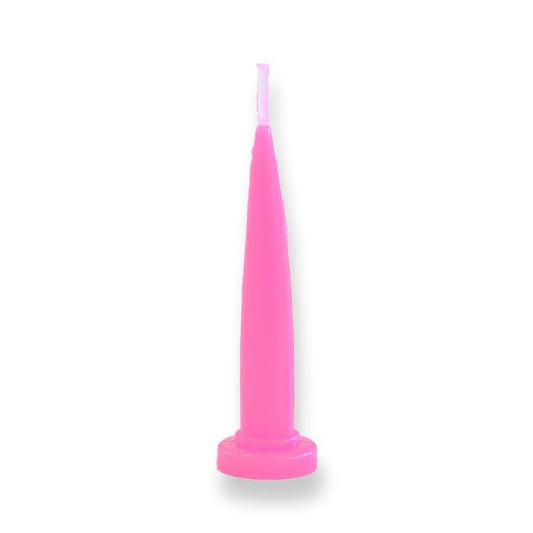 HOT PINK BULLET CANDLES