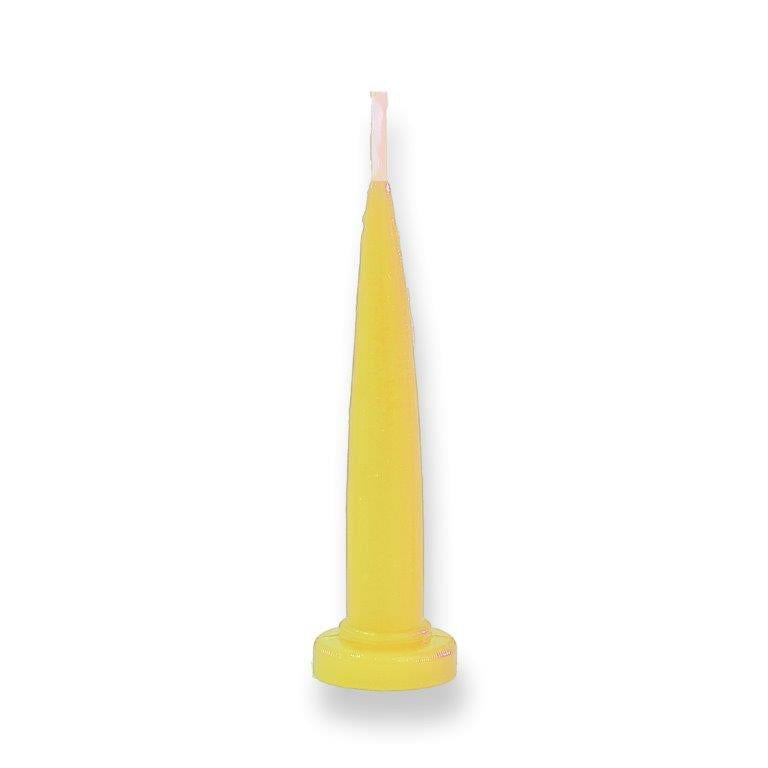 LEMON YELLOW BULLET CANDLES