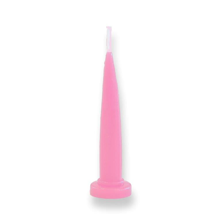 LIGHT PINK BULLET CANDLES