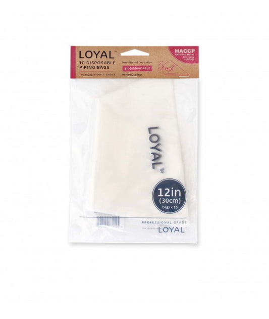 12in/30cm CLEAR BIODEGRADABLE (RP) 10pack PIPING BAG
