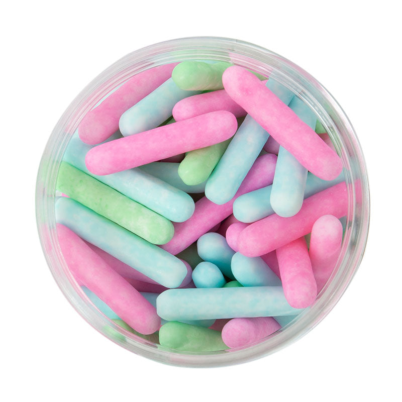 MARBLE PASTEL RODS (70G) SHAPES