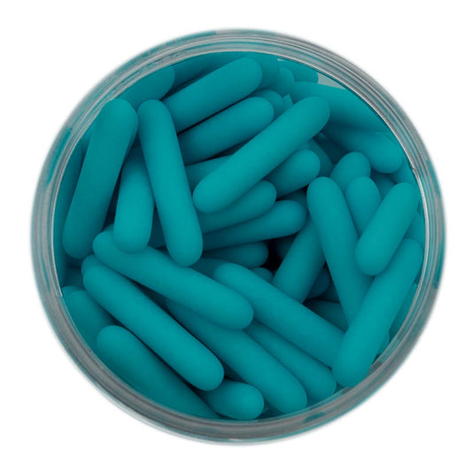 MATTE TURQUOISE RODS (70G) - BY SPRINKS SHAPES