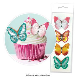CAKE CRAFT | MIXED BUTTERFLY | WAFER TOPPER