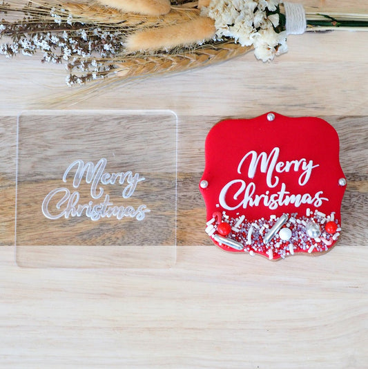 Christmas - Merry Christmas (Script) debosser