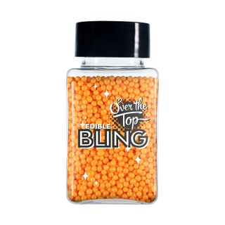 OTT BLING SPRINKLES - ORANGE 60G SUGAR PEARLS