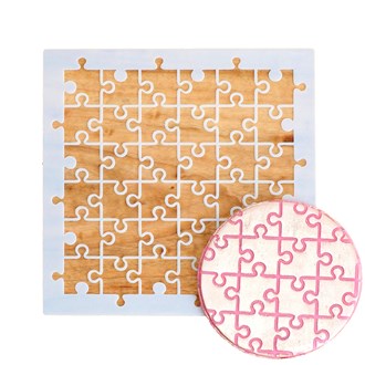 Puzzle Cookie Stencil