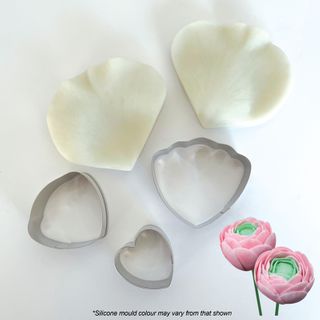 RANUNCULUS CUTTER SET PETAL CUTTER VEINER