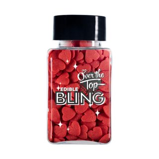 OTT BLING LOVE HEARTS - RED 55G SHAPES