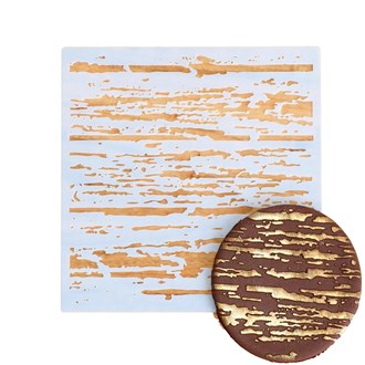 Rustic Wood Panel Cookie Stencil