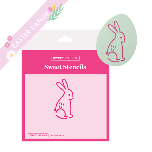 Easter Rabbit Sweet Sticks Stencil