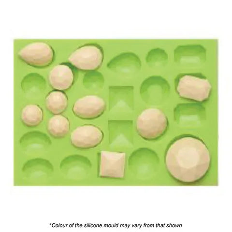 ASSORTED GEM FONDANT SILICONE MOULD