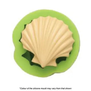 LARGE SCALLOP SHELL FONDANT SILICONE MOULD